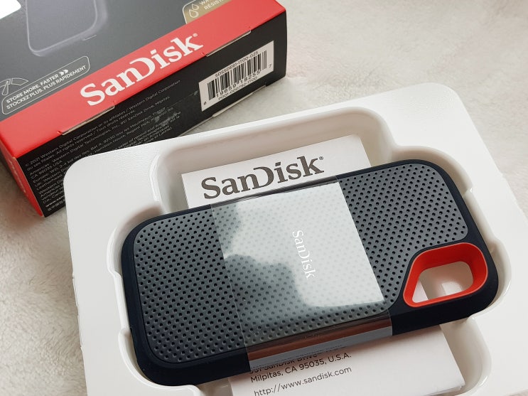 샌디스크 SSD E61 익스트림 포터블 외장하드 1TB 구매 후기! (+비번 설정 파일 보호) 샌디스크 SSD E61 익스트림 포터블 외장하드 1TB 구매 후기! (+비번 설정 파일 보호)