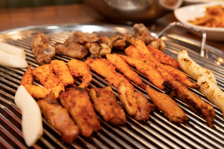  향이 진한 가평 숯불닭갈비