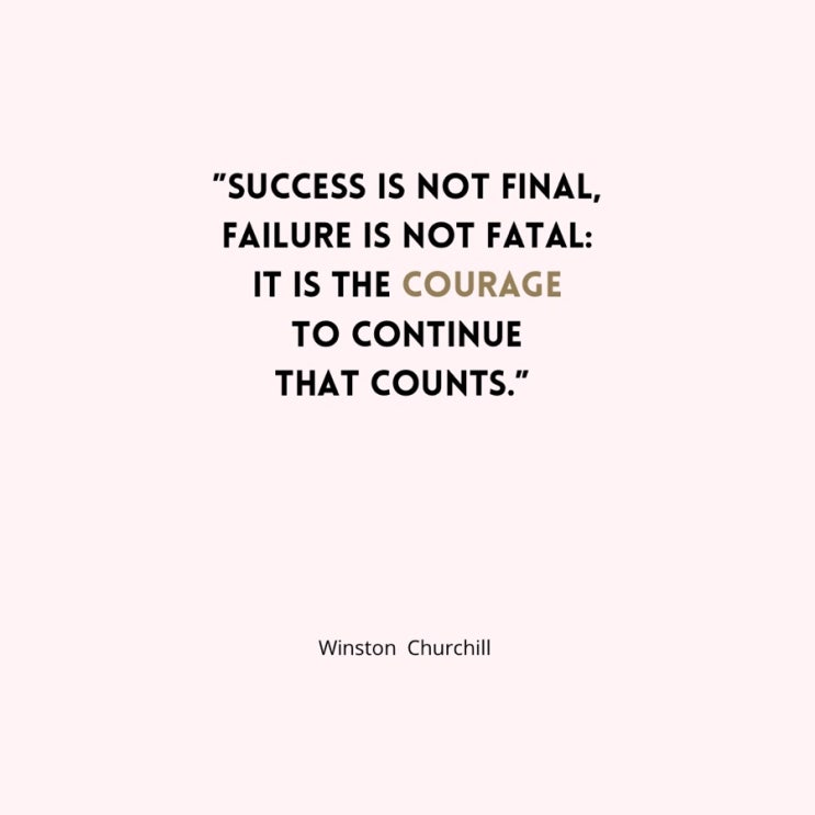 Success is not final