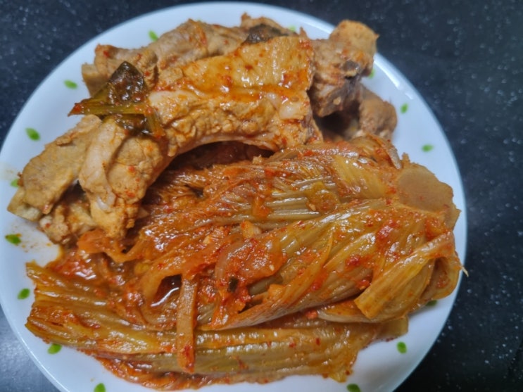  등갈비김치찜 돼지고기김치찜 간단한레시피 묵은지김치찜 김치요리