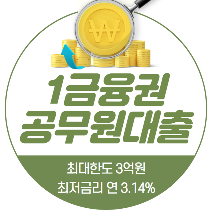  공무원대출 1금융권 5대 은행의 자격을 비교 분석