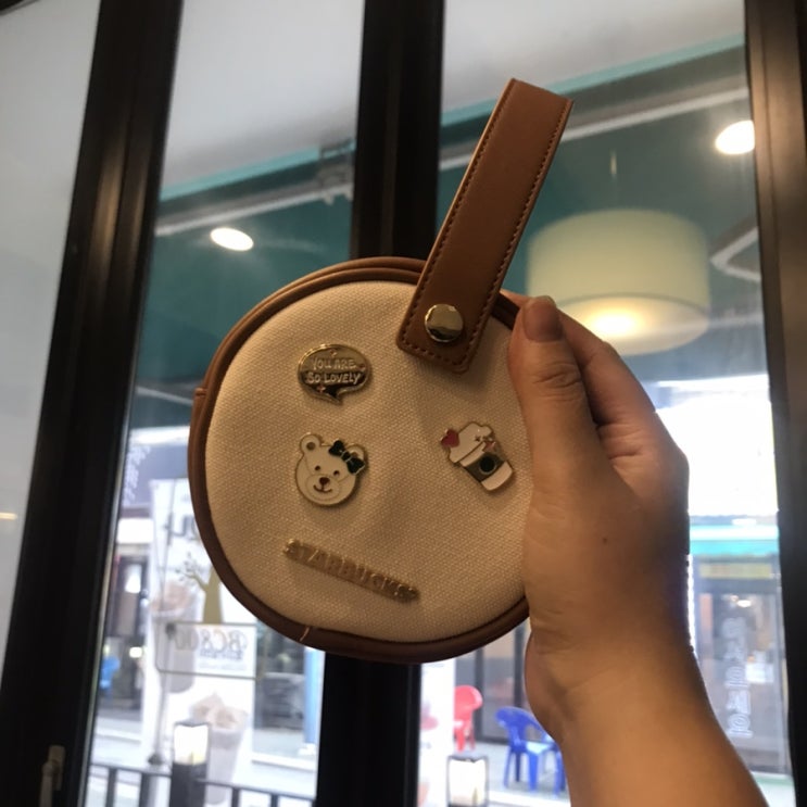  [스타벅스]러브어스젤리핸드백 브라운 리뷰 스벅가방