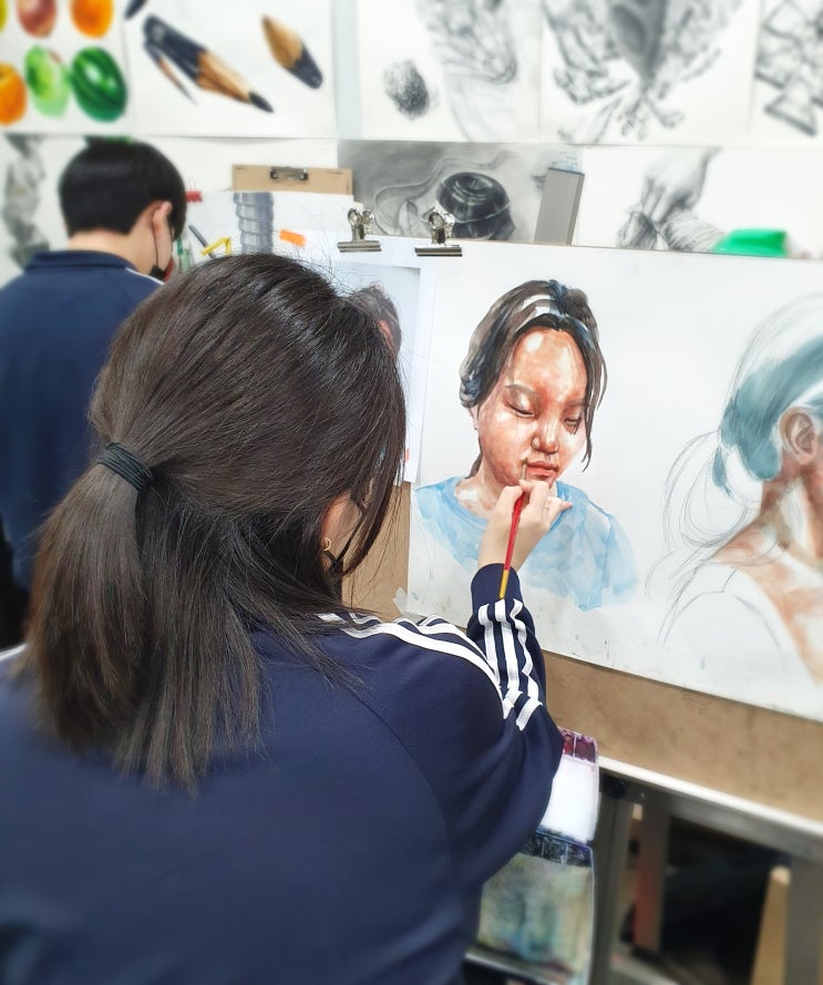  초중고 자녀 미술학원 첫 수업 특징_탄현동입시미술학원