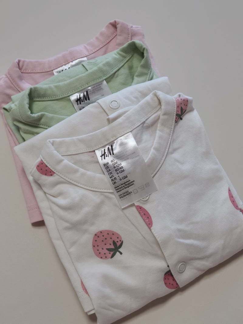 H&M 베이비 사이즈 5개월 통통 8kg 아기 후기