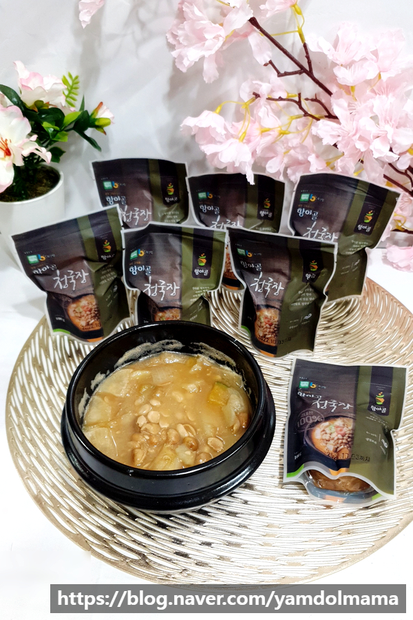  깔끔하게 끓여먹는 해봄농산 100% 국산콩 전통청국장