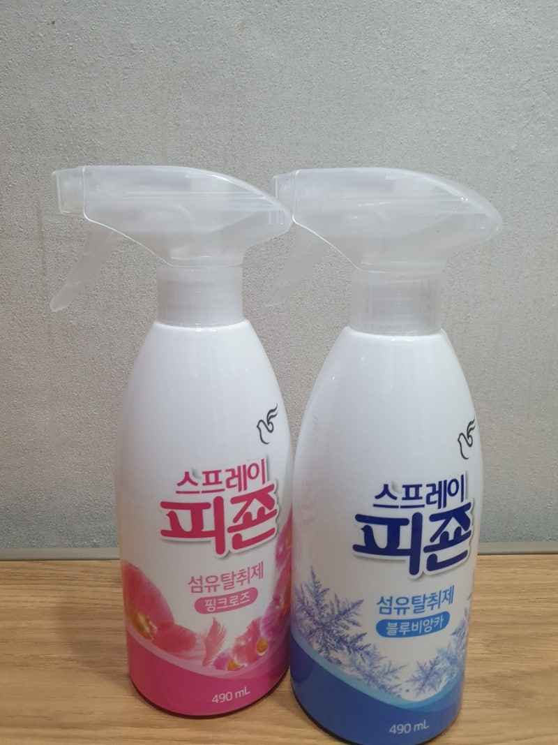 섬유탈취제, 스프레이 피죤 핑크로즈, 블루비앙카, 내돈내산