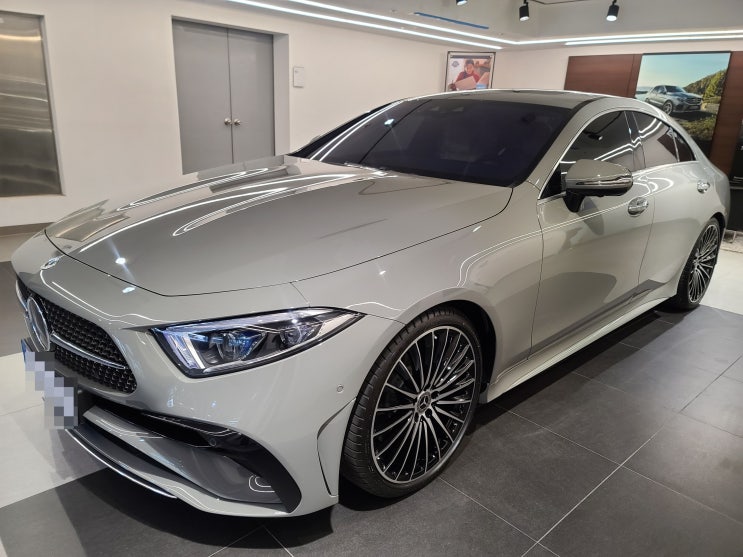  2022 벤츠 CLS450 스페셜 에디션 신차 계약후 출고 전 분당 정자 전시장 신차검수 후기