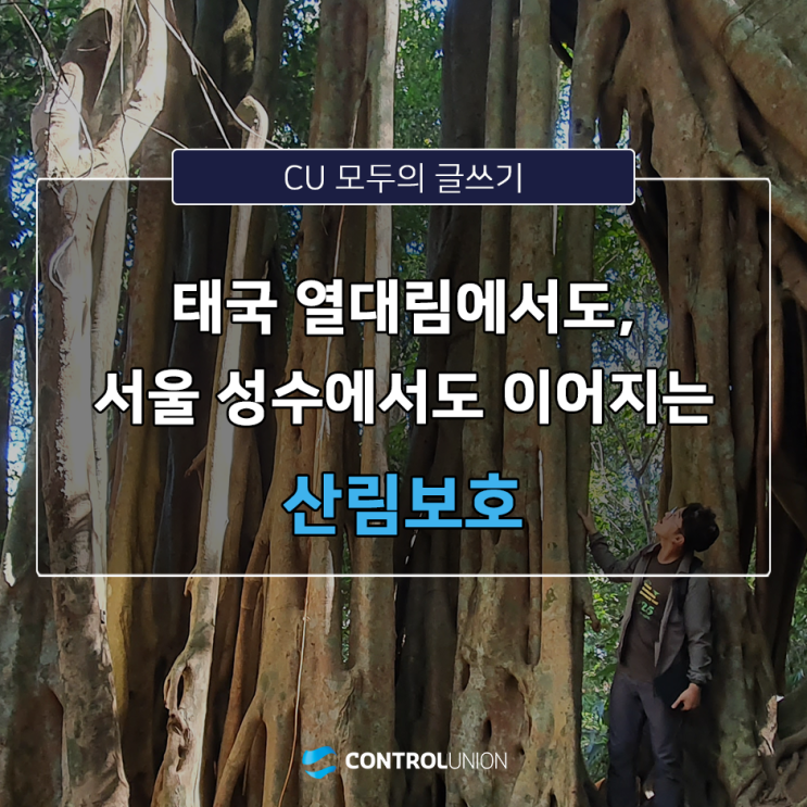  [컨유 인증 스터디] 태국 열대림에서도, 서울 성수에서도 이어지는 산림보호