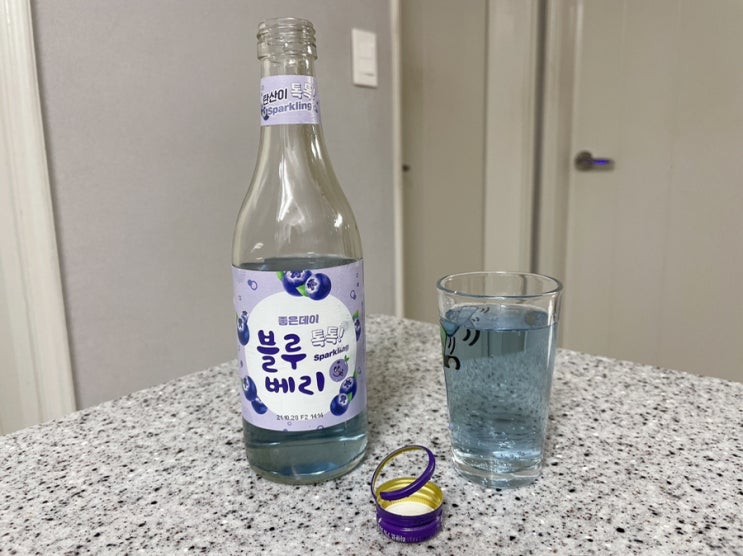  좋은데이 블루베리 톡톡 리뷰