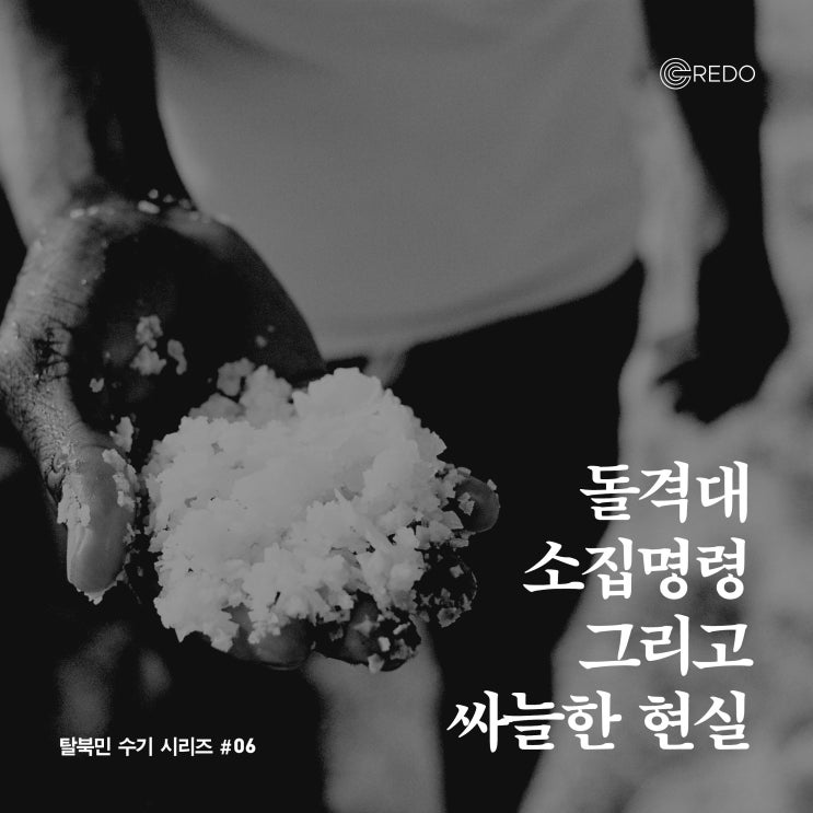 [카드뉴스] 돌격대 소집명령 그리고 싸늘한 현실 - 크레도 탈북민 수기