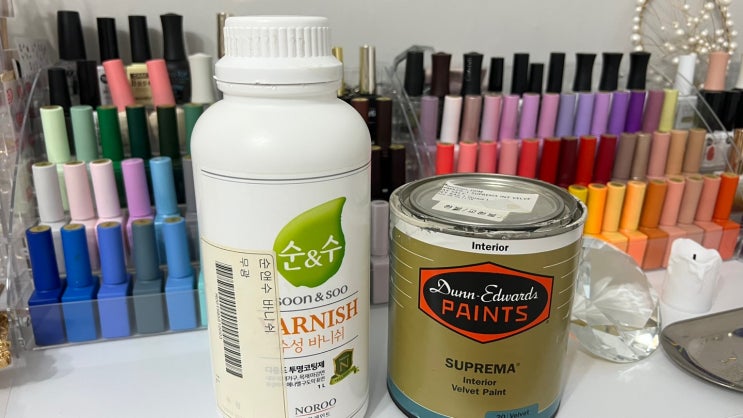  오래된 마네킹 셀프페인트칠로 되살리기/던에드워드페인트/페인트보관법/유통기한