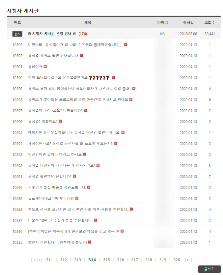  유퀴즈에 하루 동안 생긴 일 (4월 13일 ~ 4월 14일)
