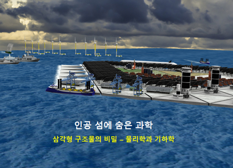  트러스 구조로 본 구조물 안전과 인공섬에 숨은 과학, 삼각형과 사각형 구조물 중에 어느 쪽이 더 안전할까 ? (Feat. 해양.교량.건축 구조물 안전, 물리학, 기하학)