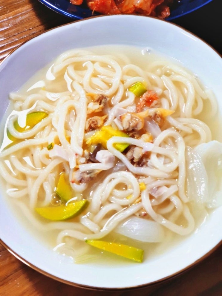  동죽칼국수 조개칼국수 만드는 법 동죽해감방법 동죽조개요리