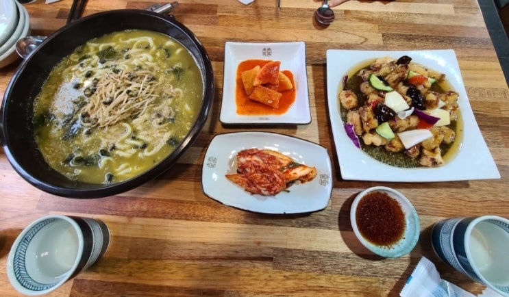  [제주 서귀포시] 064바당 (보말칼국수, 얼큰해물칼국수, 탕수육)
