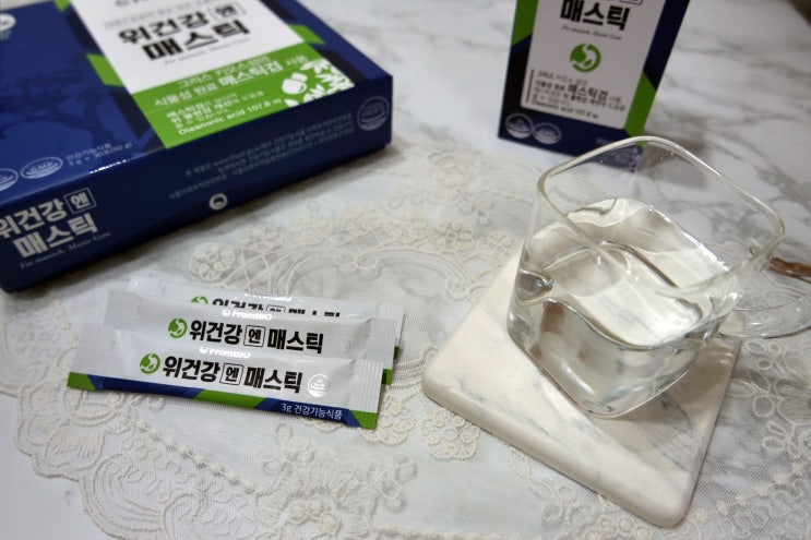  지속적인 위 불편감 매스틱분말 1포로 위건강 관리해요