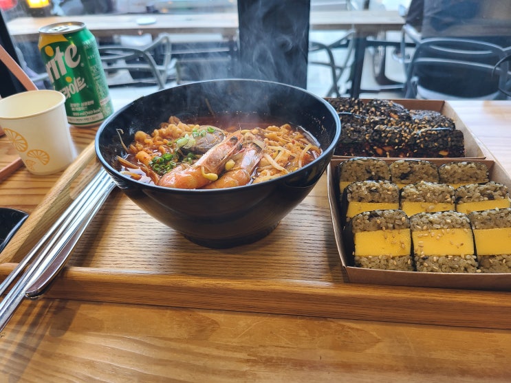 [맛집] 제주도 함덕 해녀김밥(해물라면)