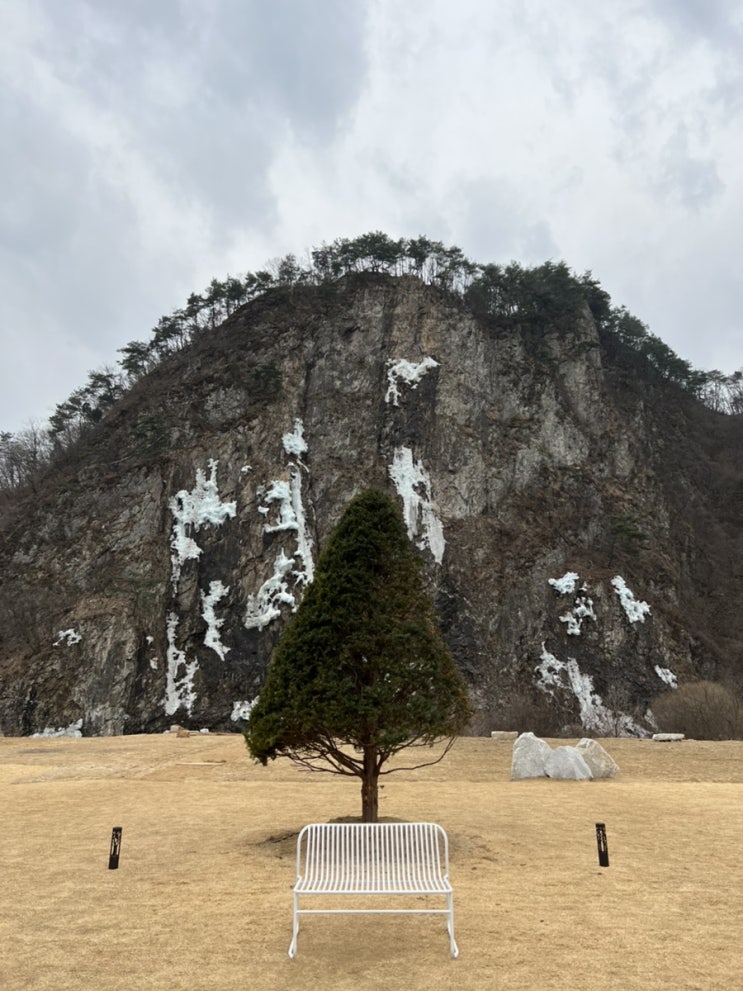 3월의 원주 빙벽카페 스톤크릭