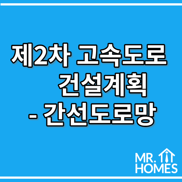  제 2차 고속도로 건설계획 - 국가간선도로망