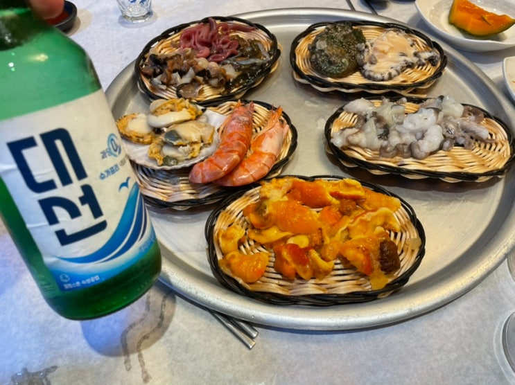  부산 기장군 연화리ㅣ만포장횟집ㅣ해녀촌 모듬해산물 전복죽 맛집