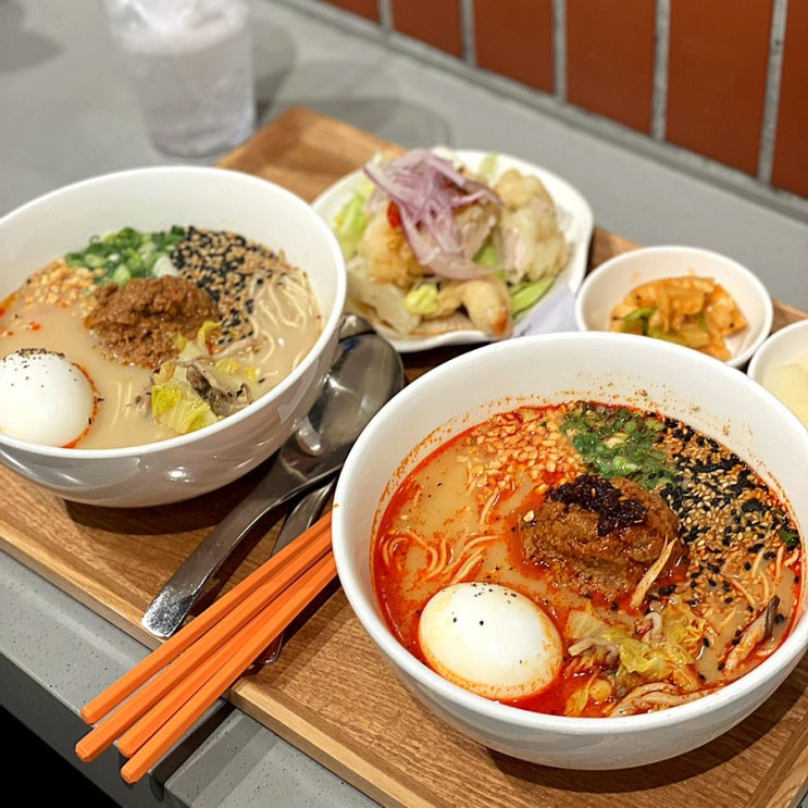  더현대서울 맛집 : 점심메뉴로 좋은 탄탄면맛집 정육면체