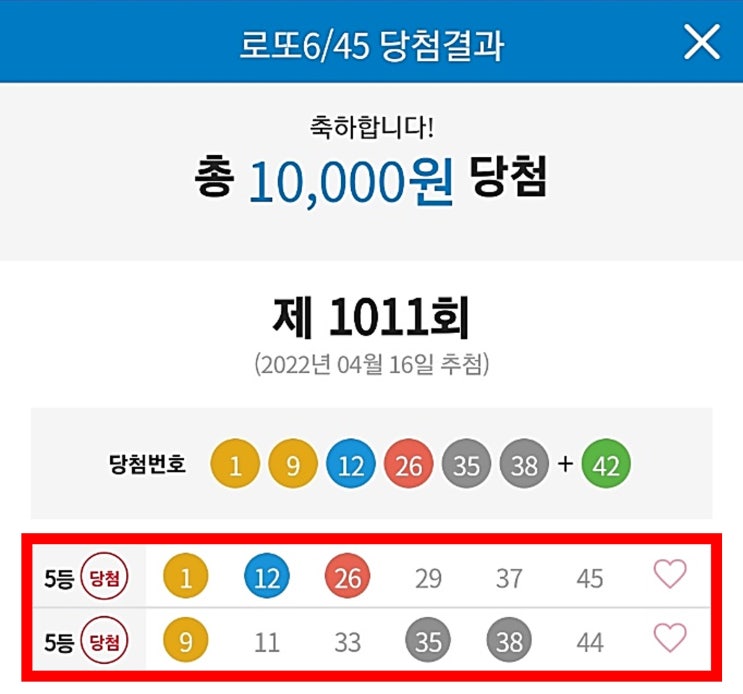 로또 5등 2개 당첨,1011회 로또당첨번호조회,1012회 로또예상번호