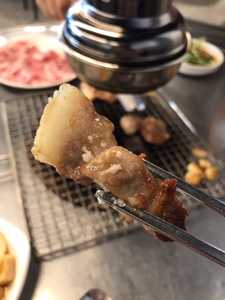  [잠실/맛집] 꼬독꼬독한 특이한 식감의 묻지마 고기, 방의동 원조 마포 소금구이