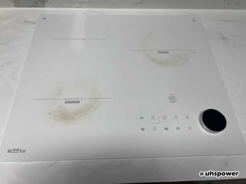 화이트 인덕션 오염 얼룩 제거 인덕션클리너 완전 마법일세