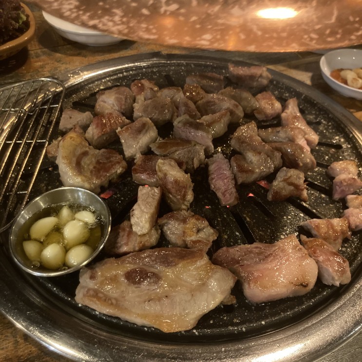 [어린이대공원역] 가성비 좋은 고기 맛집 깍뚝!~
