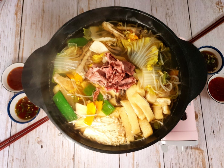  싹뚝 샤브샤브 강남 1등이라니까 꼭 먹어봐야죠