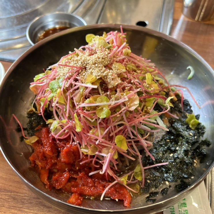  오창/청주 맛집 : 시원한 막국수 원조중앙탑막국수, 바로 옆 카페 녹