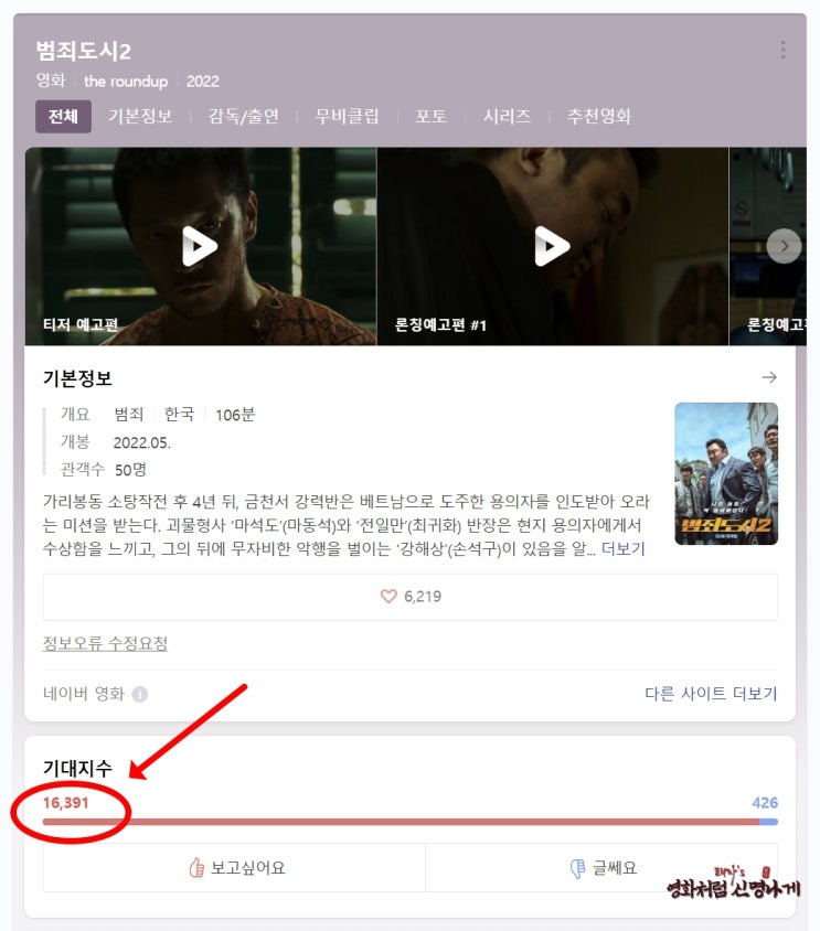 영화 범죄도시2 정보 출연진 등장인물 개봉 날짜 예고편 포토까지
