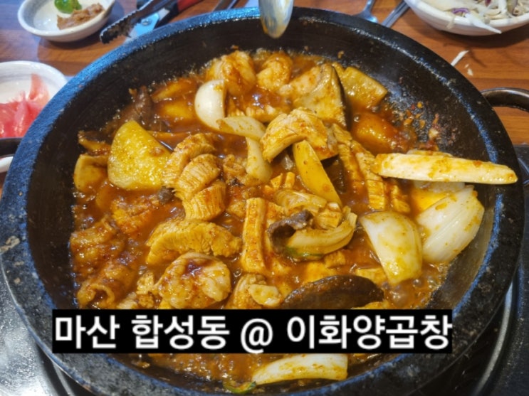  마산 합성동 맛집 부산이화양곱창 소금구이 돌양념볶음 내돈내산 후기 !