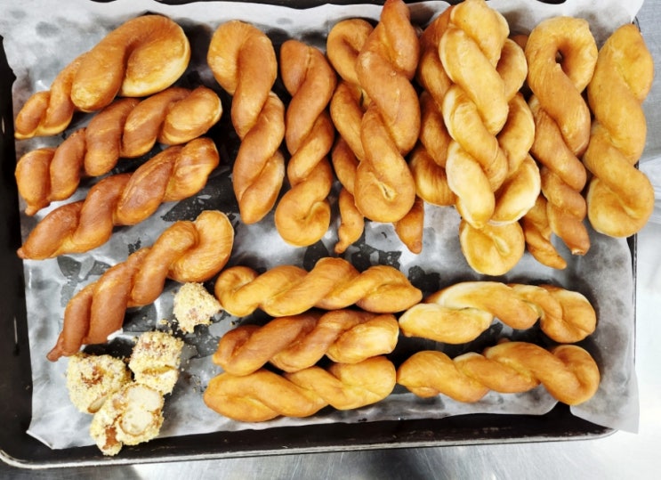 제빵기능사 실기 생활의달인 단골 꽈베기 빵도넛