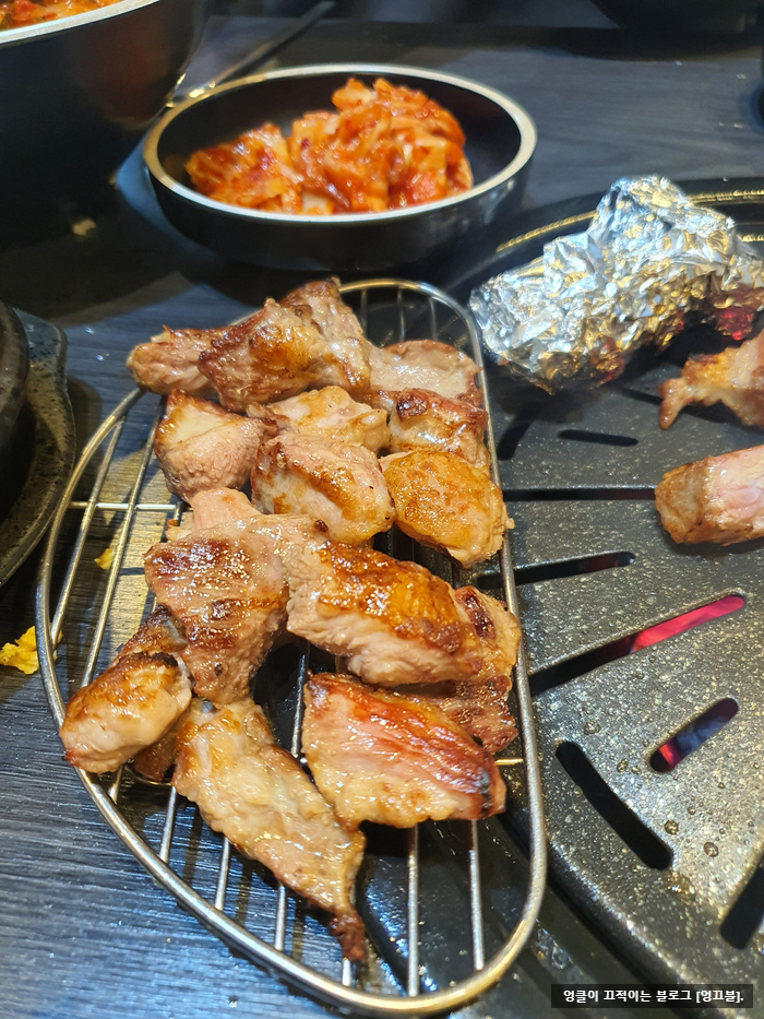 상현역 맛집 ㅣ 진짜됀지 ㅣ 정말 제대로 맛있는 광교 삼겹살 [190].
