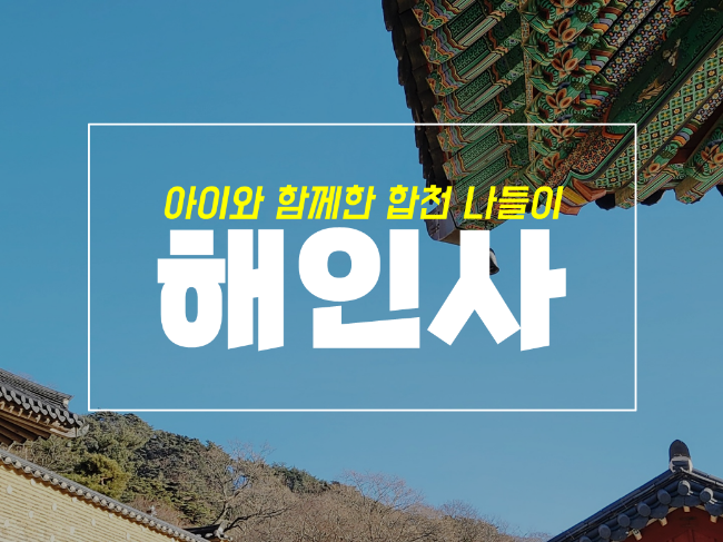  대구 근교 나들이 합천 해인사 with 행사 정보