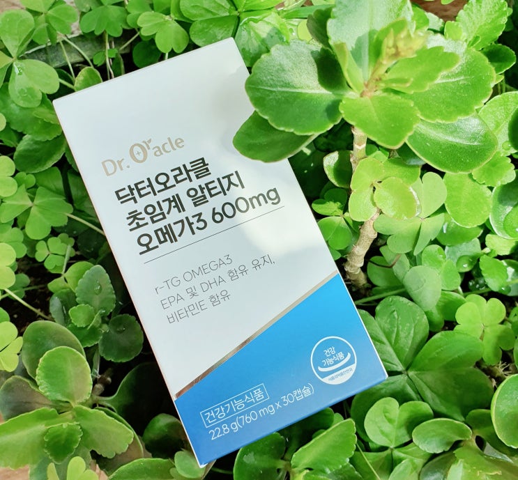  잔여 유기용매 없는 초임계알티지오메가3 찾고 있다면 닥터오라클 추천해요