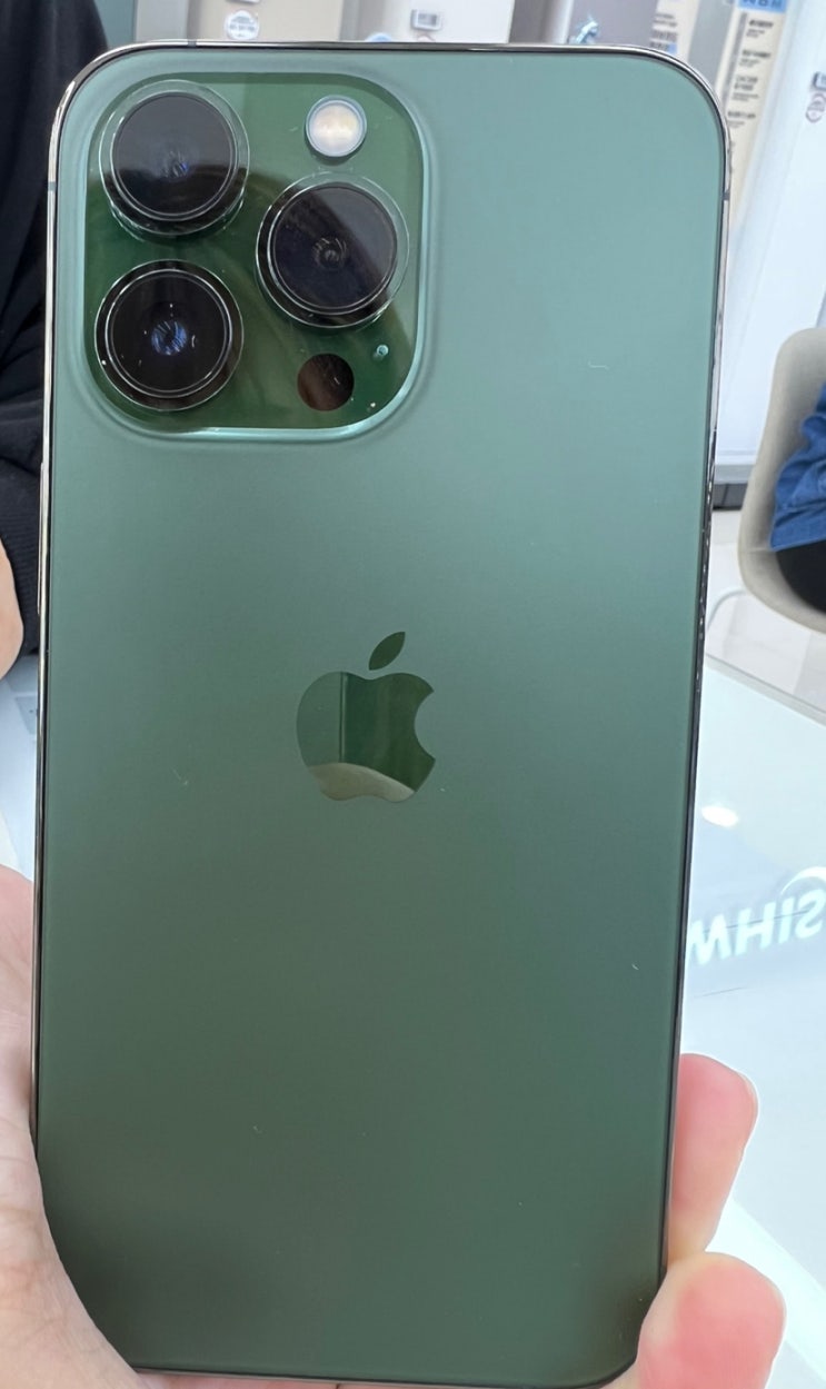  아이폰 13 pro 프로 알파인 그린 / 내돈내산