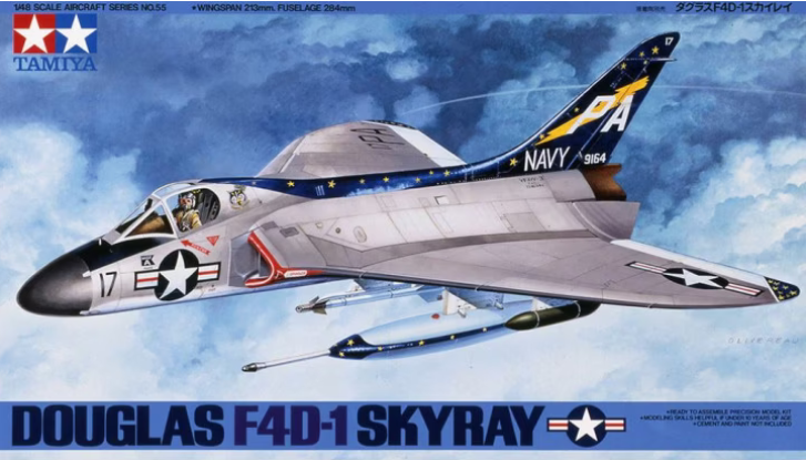  타미야 1/48 F4D-1 스카이레이 - 설명서