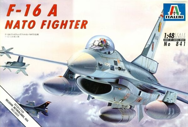 이탈레리 1/48 F-16A 나토 파이터 - 설명서