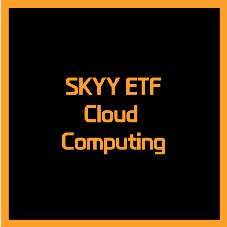  미국 클라우드 컴퓨팅에 투자하는 SKYY ETF