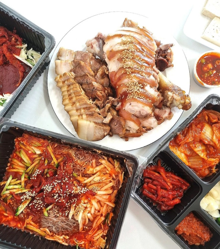 일산 냉면 맛집 속초면옥 족발과의 최강조합