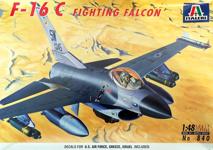 이탈레리 1/48 F-16C 파이팅 팰콘 - 설명서