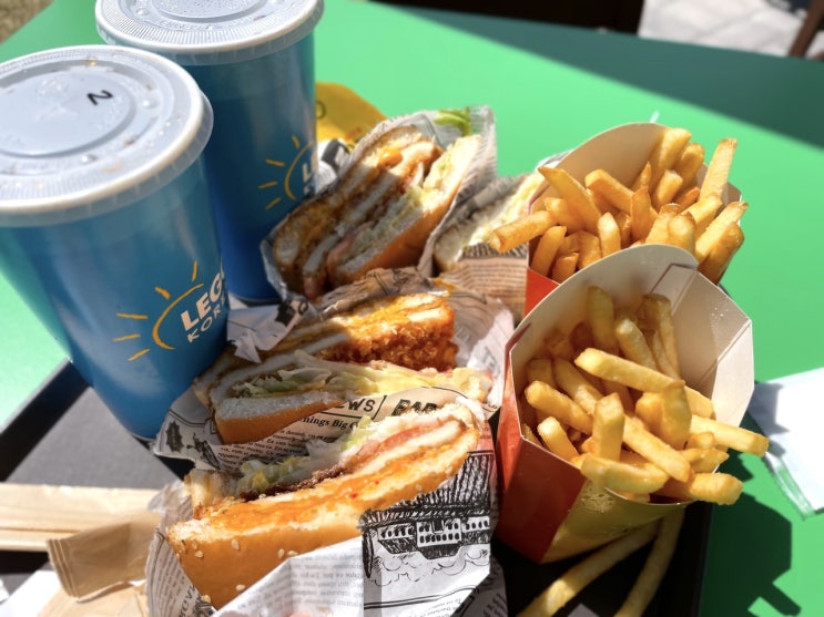 춘천 레고랜드 코리아 햄버거 맛집, 나이츠 피스트 테라스 사수 필수