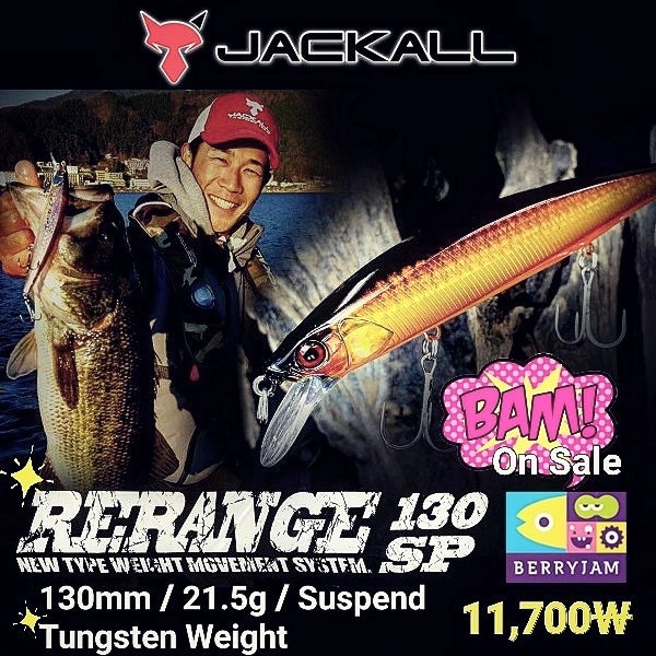 Leurre Jackall Rerange 130 SP – Crankbait 13cm 21.5g – Pêche Freshwater – Occasion