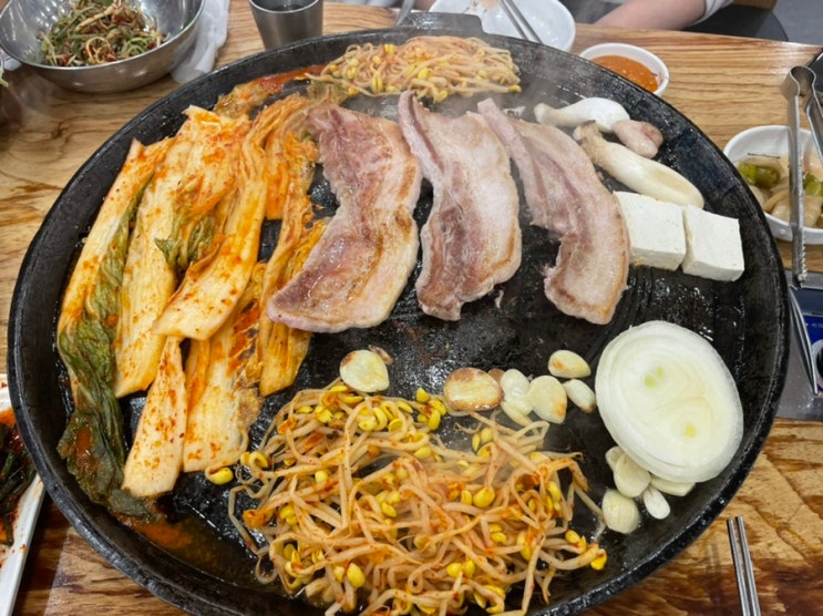  구리 돌다리 삼겹살 맛집 추천 솥뚜껑 삼겹살 사랑채 내돈내산 후기