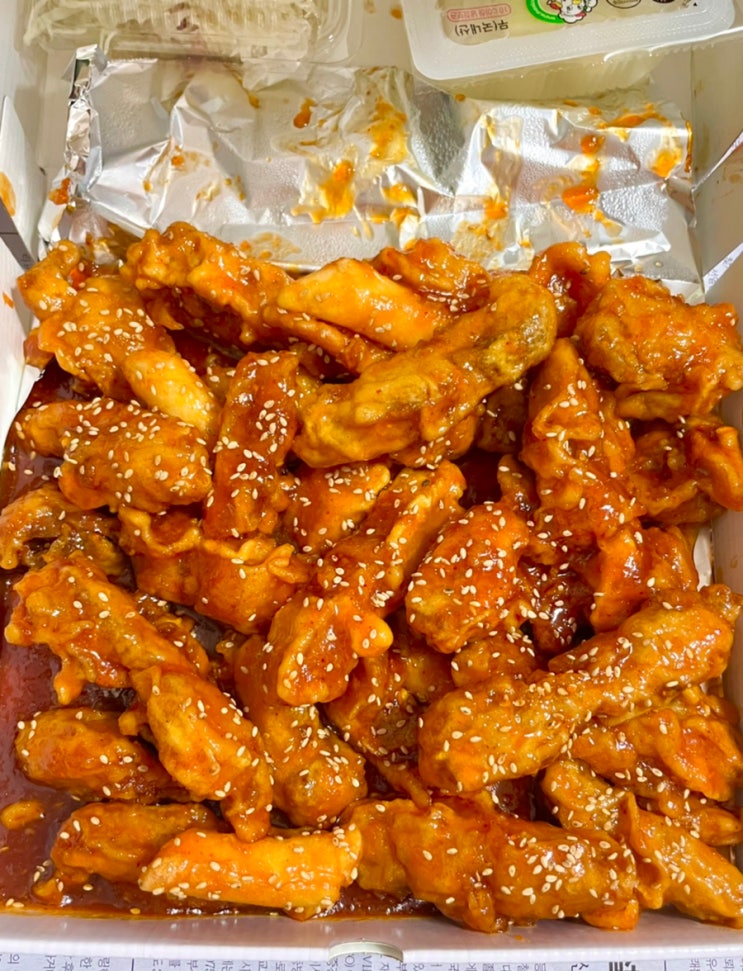 달달한 소스의 닭강정이 맛있는 시골 치킨 곡성 석곡 멕시칸 달달한 소스의 닭강정이 맛있는 시골 치킨 곡성 석곡 멕시칸