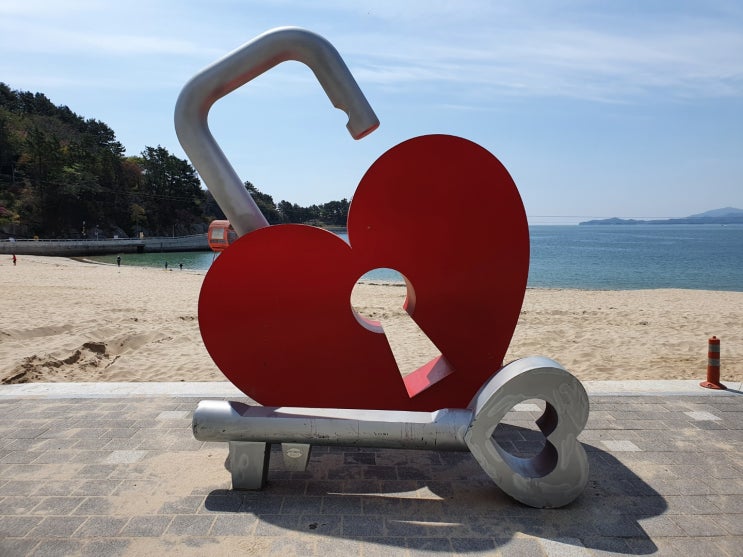  사천 남파랑길 34코스 남일대해수욕장 그리고 코끼리바위