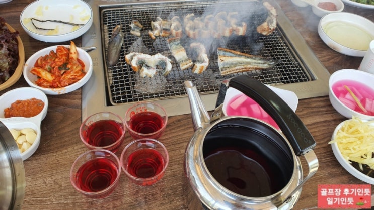  드림파크cc맛집, 라운딩후 식사(장어대장) 2022년 4월중순