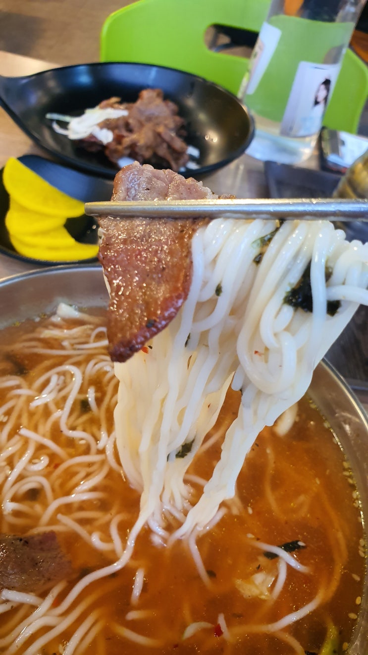  [세종용달]전주 여의동" 불땡 고기주는 국수집 "접수!